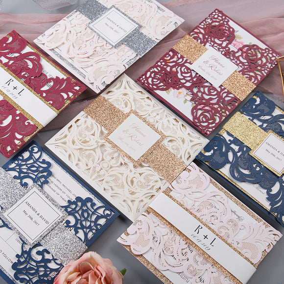Laser Cut Wedding Invites